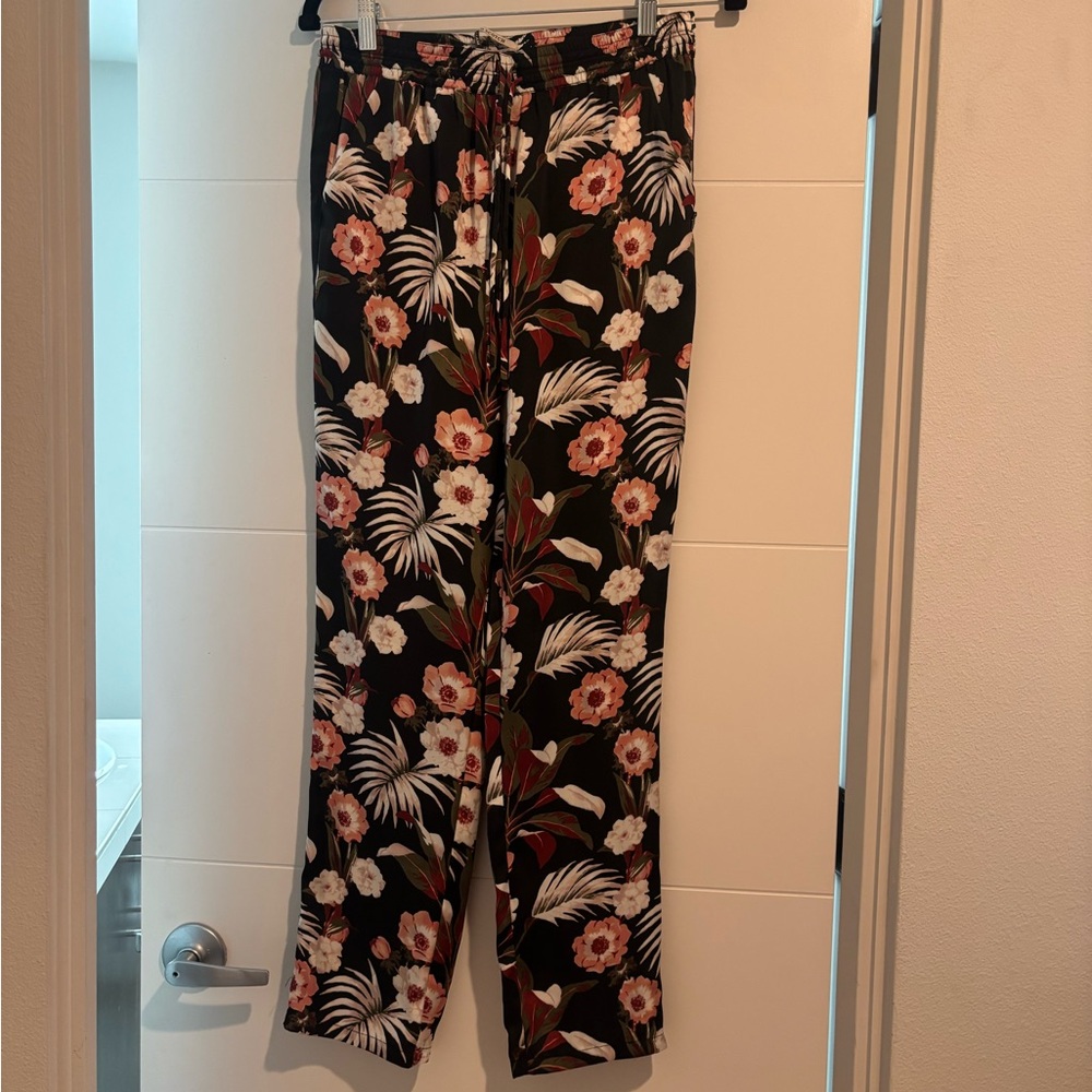Scotch & Soda wide legged floral pants
